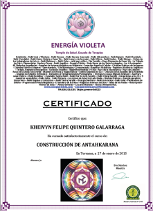 certificado antahkarana